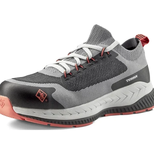 Terra Men's Eclipse Comp Toe Slip Resist Athletic Work Shoe -Black- 4T8MBR
