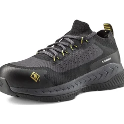 Terra Men's Eclipse Comp Toe Slip Resist Athletic Work Shoe -Black- 4T8NBY