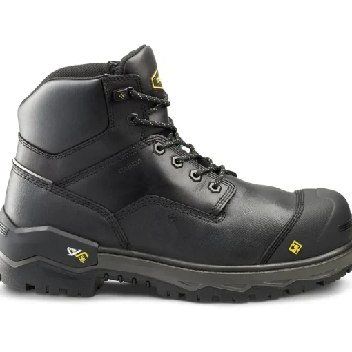 Terra Men's Gantry 6" Nano Comp Toe WP Work Boot -Black- 4T8VBK
