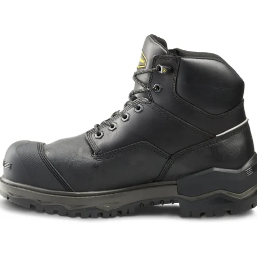 Terra Men's Gantry 6" Nano Comp Toe WP Work Boot -Black- 4T8VBK