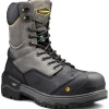 Terra Men's Gantry 8" Comp Toe WP Safety Work Boot -Gray- 4NRQGY