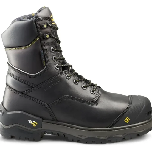 Terra Men's Gantry LXI 8" Nano Comp Toe WP Work Boot -Black- 4TAXBK