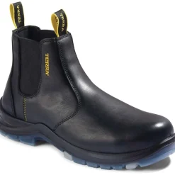 Terra Men's Murphy 6" Soft Toe WP Chelsea Work Boot -Black- R4NSBK