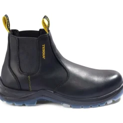 Terra Men's Murphy 6" Soft Toe WP Chelsea Work Boot -Black- R4NSBK