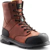 Terra Men's Patton 8" AT Waterproof Safety Work Boot -Brown- 4NS5BN