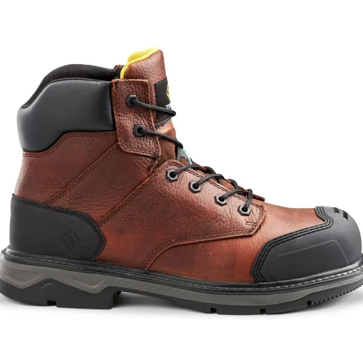 Terra Men's Patton 6" AT Waterproof Safety Work Boot -Brown- 4NS6BN