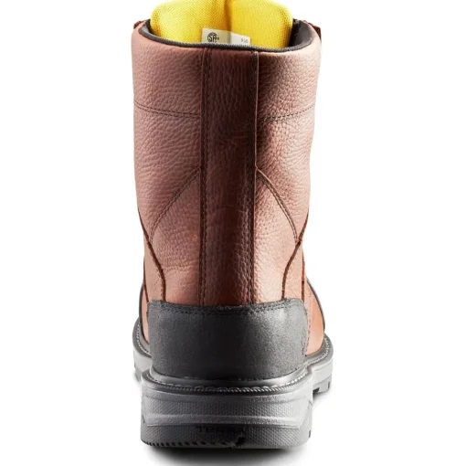 Terra Men's Patton 8" AT Waterproof Safety Work Boot -Brown- 4NS5BN