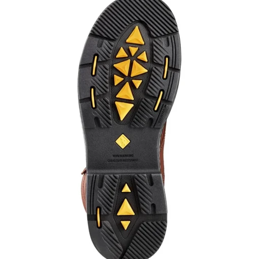 Terra Men's Patton 8" AT Waterproof Safety Work Boot -Brown- 4NS5BN