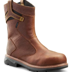 Terra Men's Patton AT Waterproof Pull-On Safety Work Boot -Brown- 4TCBBN