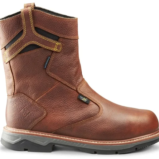 Terra Men's Patton AT Waterproof Met Guard Safety Work Boot -Brown- 4TCCBN