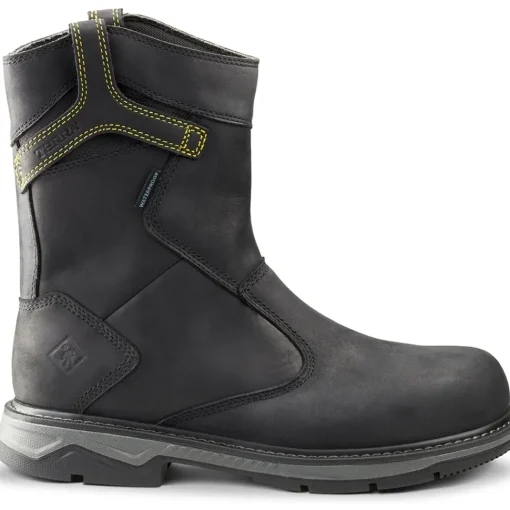 Terra Men's Patton AT Waterproof Pull-On Safety Work Boot -Black- 4TCBBK
