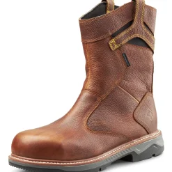 Terra Men's Patton AT Waterproof Pull-On Safety Work Boot -Brown- 4TCBBN