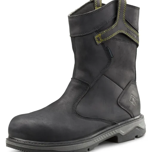 Terra Men's Patton AT Waterproof Pull-On Safety Work Boot -Black- 4TCBBK