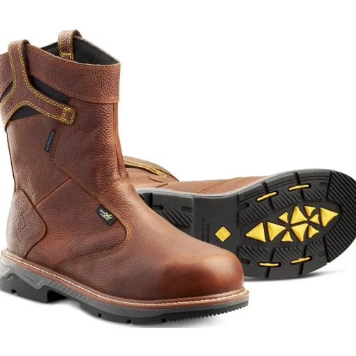 Terra Men's Patton AT Waterproof Met Guard Safety Work Boot -Brown- 4TCCBN