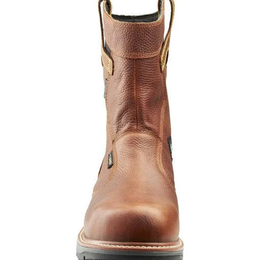 Terra Men's Patton AT Waterproof Met Guard Safety Work Boot -Brown- 4TCCBN
