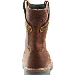 Terra Men's Patton AT Waterproof Pull-On Safety Work Boot -Brown- 4TCBBN