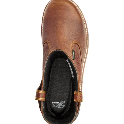 Terra Men's Patton AT Waterproof Met Guard Safety Work Boot -Brown- 4TCCBN