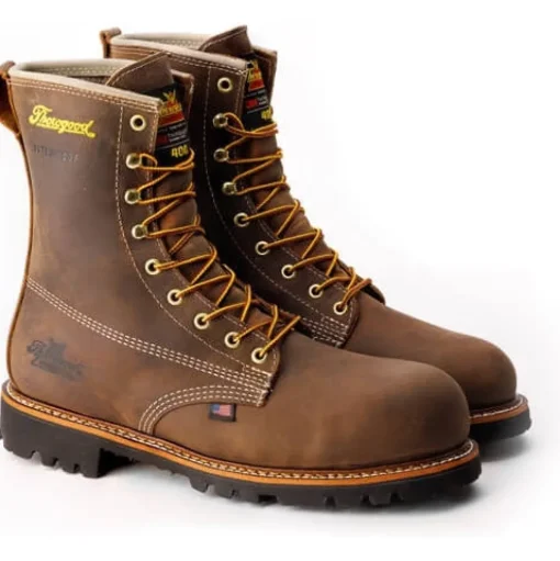 Thorogood Men's American Heritage 8" Comp Toe WP Work Boot -Crazyhorse- 804-4520