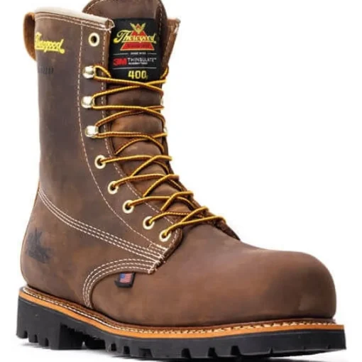 Thorogood Men's American Heritage 8" Comp Toe WP Work Boot -Crazyhorse- 804-4520