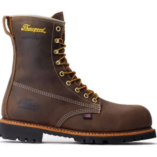 Thorogood Men's American Heritage 8" Comp Toe WP Work Boot -Crazyhorse- 804-4520