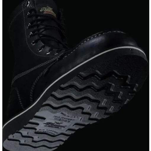 Thorogood Men's American Heritage Midnight 8" Stl Toe USA Made Wedge Work Boot - 804-6208