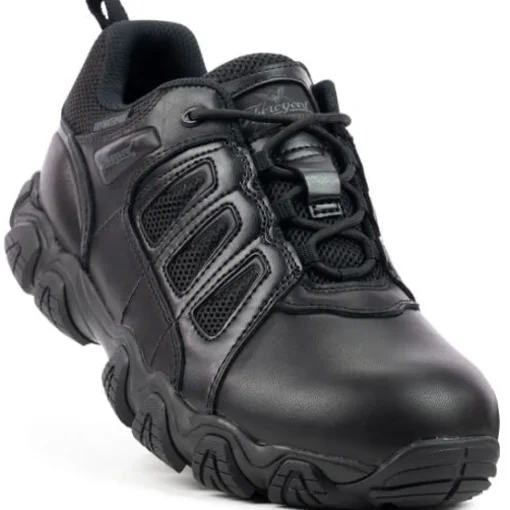 Thorogood Men's Crosstrex Oxford Comp Toe WP Duty Shoe Black- 804-6386