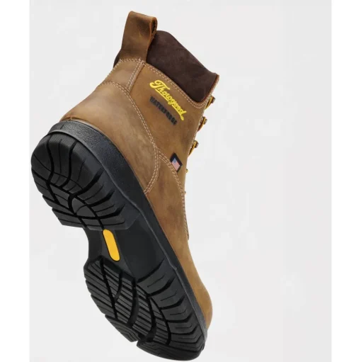 Thorogood Men's Genesis Series 8" Round Toe WP Work Boot -Chestnut- 804-4249