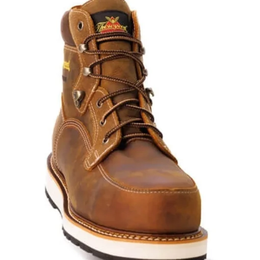 Thorogood Men's Iron River Series 6" ST Waterproof Work Boot -Brown- 804-4145