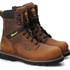 Thorogood Men's Jobsite 8" Safety Toe WP 400G Work Boot -Horse- 804-4244
