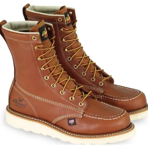 Thorogood Men's USA Made Amer. Heritage 8" Stl Toe Wedge Work Boot 804-4208