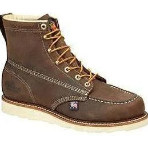 Thorogood Men's USA Made Amer. Heritage 6" Moc Toe Wedge Work Boot 814-4203