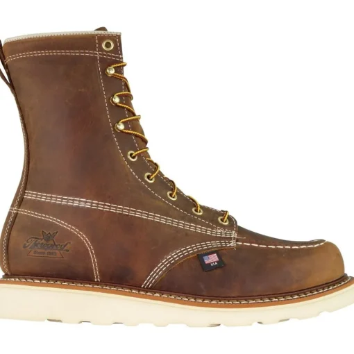 Thorogood Men's USA Made Amer. Heritage 8" Stl Toe Work Wedge Boot 804-4478