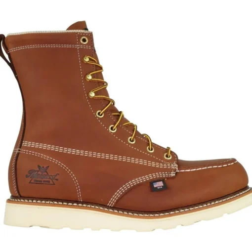 Thorogood Men's USA Made Amer. Heritage 8" Stl Toe Wedge Work Boot 804-4208