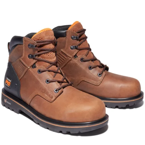 Timberland Pro Men's Ballast 6" Steel Toe Work Boot- Brown TB1A29H7214