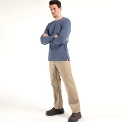 Timberland Pro Men's Base Plate Blended Long Sleeve T-Shirt - Vintage Indigo - TB0A1HVN432