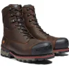 Timberland Pro Men's BoonDock 8" Comp Toe WP Work Boot -Brown- TB1A128P214