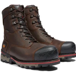 Timberland Pro Men's BoonDock 8" Comp Toe WP Work Boot -Brown- TB1A128P214