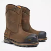 Timberland Pro Men's Boondock WP Comp Toe Wellington Work Boot Brown TB0A4499214