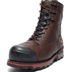 Timberland Pro Men's BoonDock 8" Comp Toe WP Work Boot -Brown- TB1A128P214
