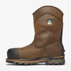 Timberland Pro Men's Boondock WP Comp Toe Wellington Work Boot Brown TB0A4499214