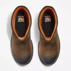Timberland Pro Men's Boondock WP Comp Toe Wellington Work Boot Brown TB0A4499214