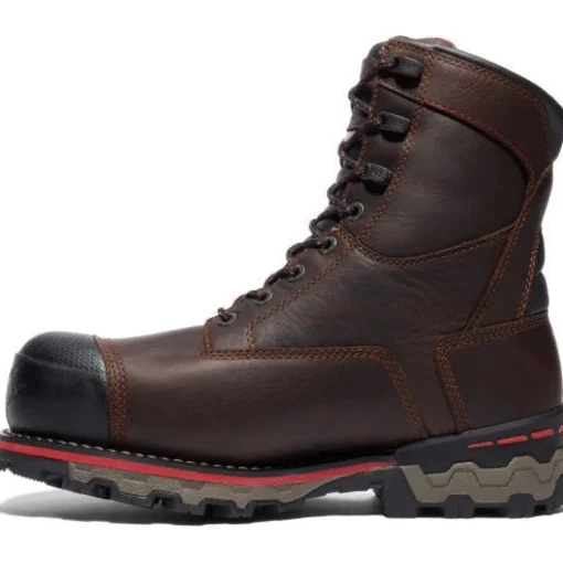 Timberland Pro Men's BoonDock 8" Comp Toe WP Work Boot -Brown- TB1A128P214