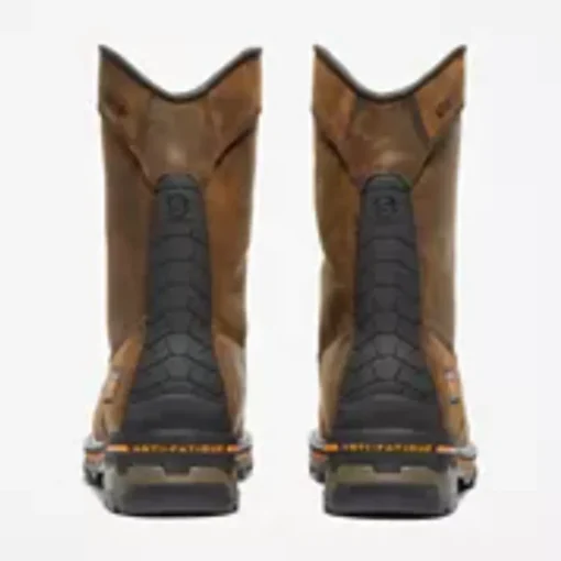 Timberland Pro Men's Boondock WP Comp Toe Wellington Work Boot Brown TB0A4499214