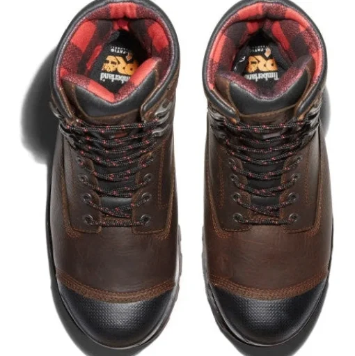 Timberland Pro Men's BoonDock 8" Comp Toe WP Work Boot -Brown- TB1A128P214