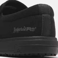 Timberland Pro Men's Burbank ST Slip On Work Shoe -Black- TB0A619Y001