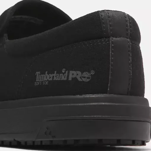 Timberland Pro Men's Burbank ST Slip On Work Shoe -Black- TB0A619Y001