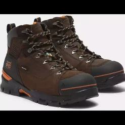 Timberland Pro Men's Endurance EV 6" Comp Toe WP Work Boot -Brown- TB0A5YXU214