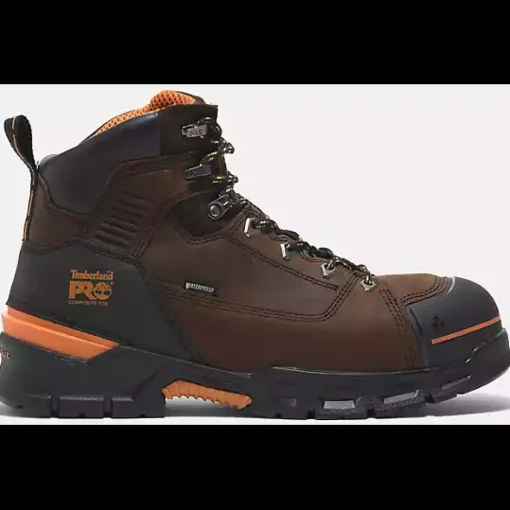 Timberland Pro Men's Endurance EV 6" Comp Toe WP Work Boot -Brown- TB0A5YXU214