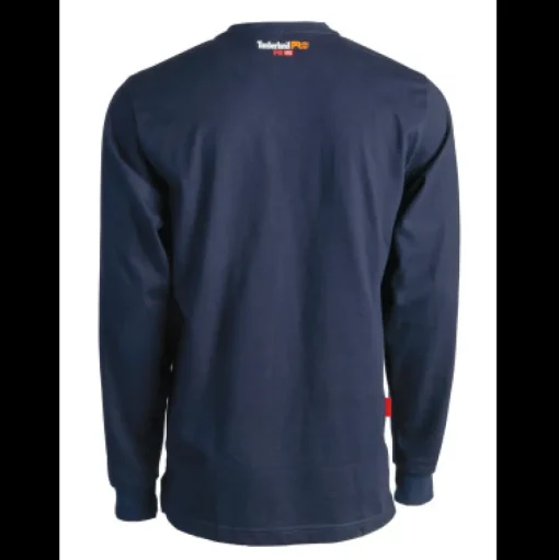 Timberland Pro Men's Flame Resistant Long Sleeve Work Henley - Navy - TB0A23P4410