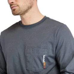 Timberland Pro Men's Flame Resistant Pocket Work T-Shirt - Charcoal - TB0A23PF003
